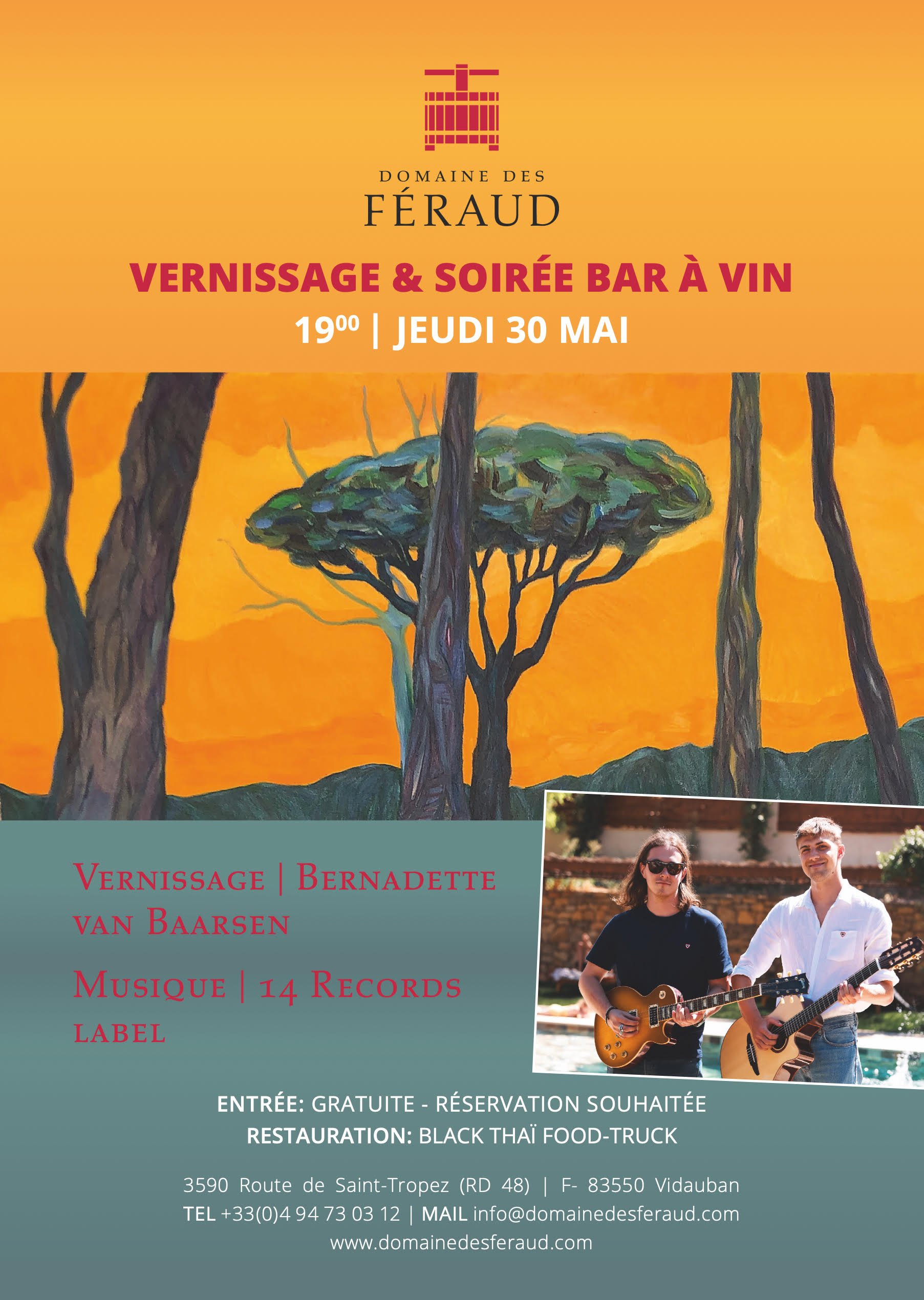 Domaine des Féraud en Bernadette van Baarsen||